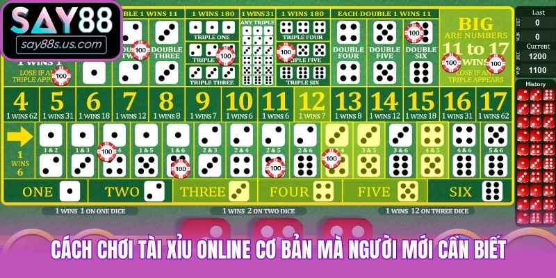 Cách chơi Tài xỉu online cơ bản mà người mới cần biết