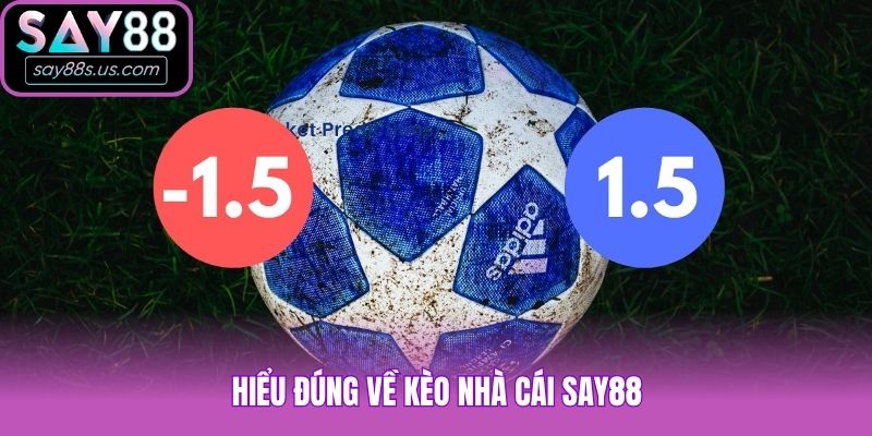 Hiểu đúng về kèo nhà cái Say88