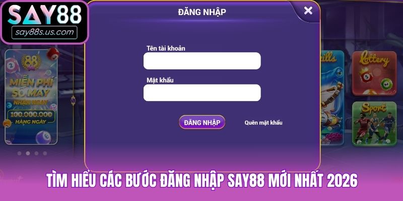 Tìm hiểu các bước đăng nhập Say88 mới nhất 2026